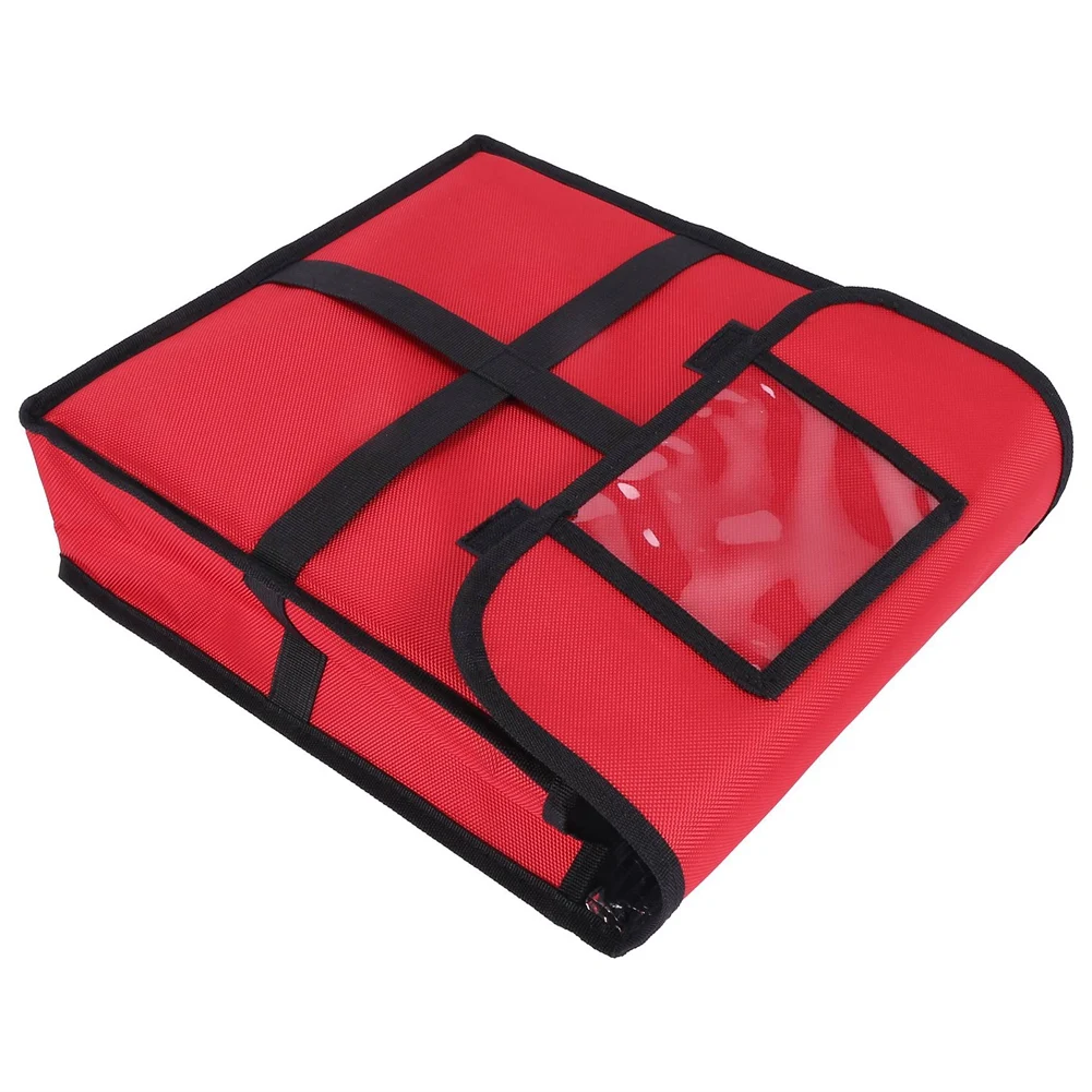 Hot kf-2X Insulated Pizza Food Delivery Bag Professional Large Pizza Delivery Bag Moisture-Proof Pizza Box