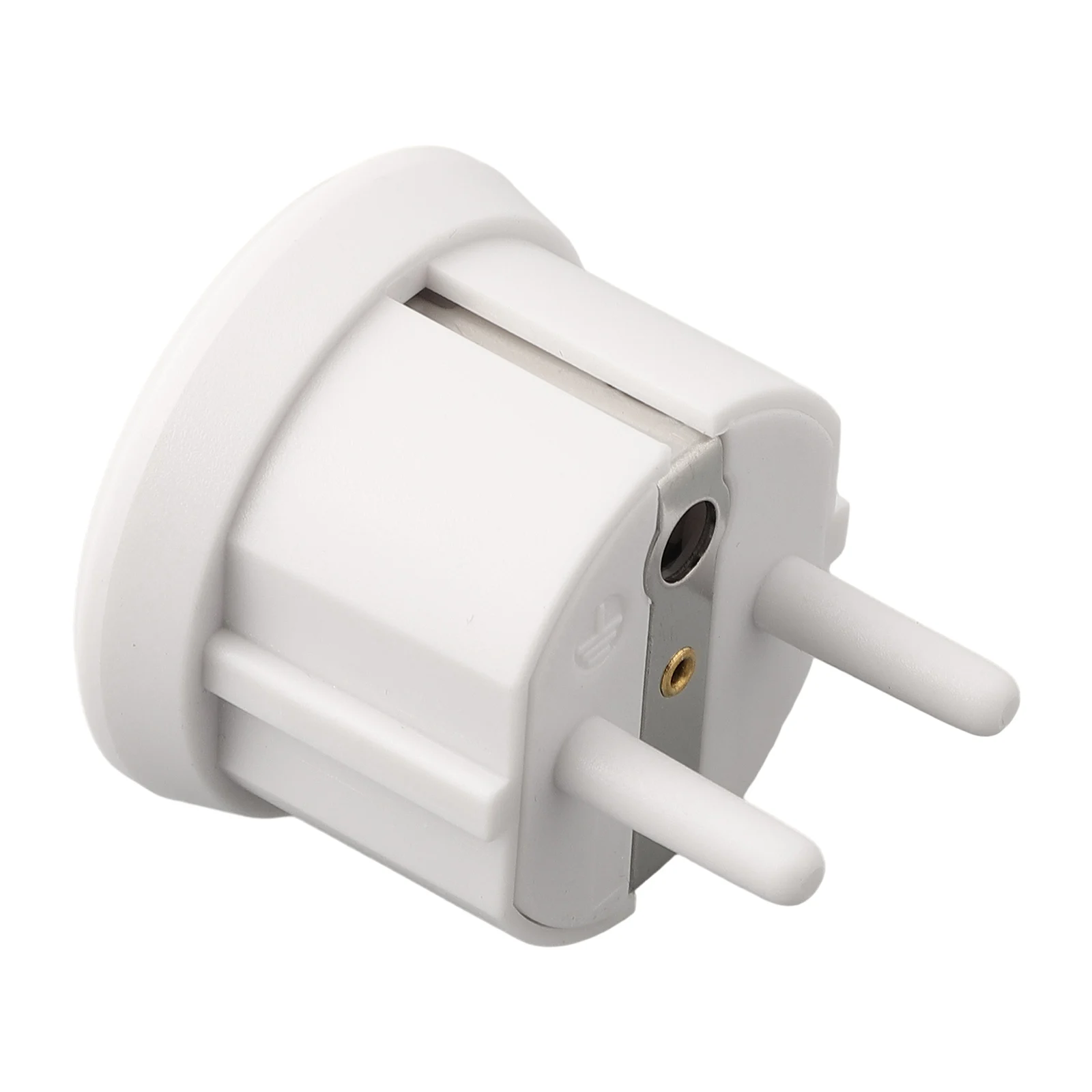 1pc tomada de aterramento de plástico aterramento antiestático ue-plug para tomada de aterramento para melhoria da casa peças elétricas