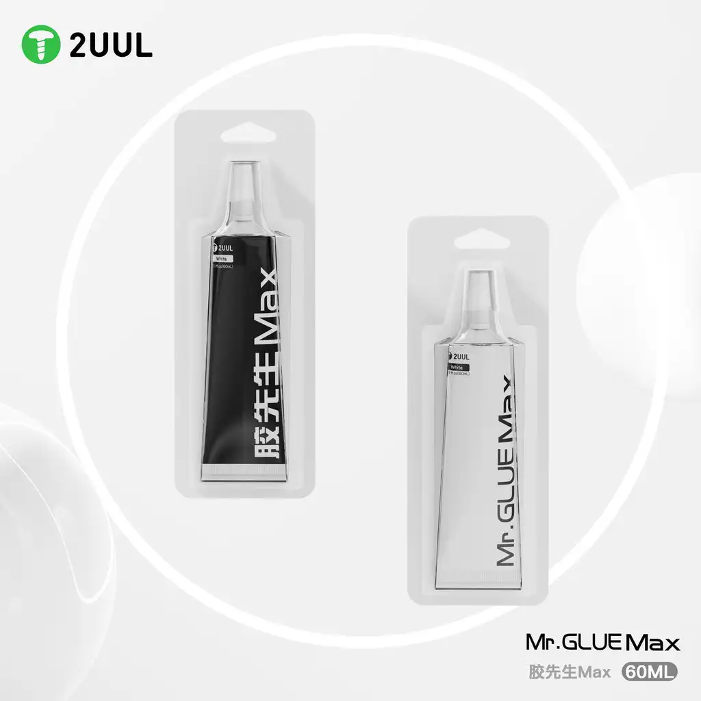 Imagem -04 - Glue Max Tela do Telefone Móvel Selante de Moldura de Vidro Reparo de Tela Externa Preto e Branco Ferramentas Especiais 60ml 2uul Mr.