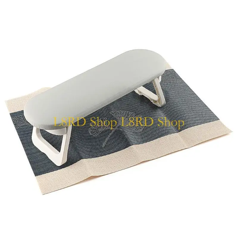 L8rd nagelarmsteun voor acrylnagel, microvezel nagel hand rustkussen met nagelkussen nagel kussen hand rust thuis salon