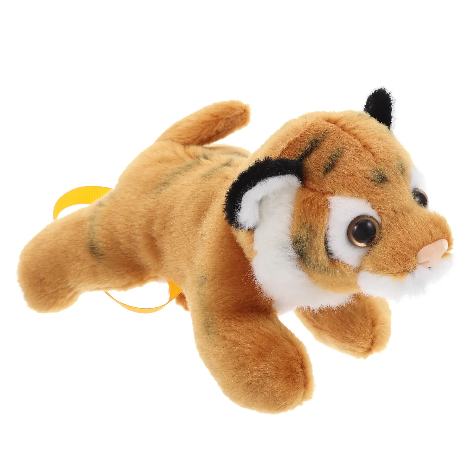 Realistic Standing Shoulder Tiger Stuffed Animal Small Jungle Theme Party Favor Cute Animal Accessory Cute Tiger Stuffed Toy