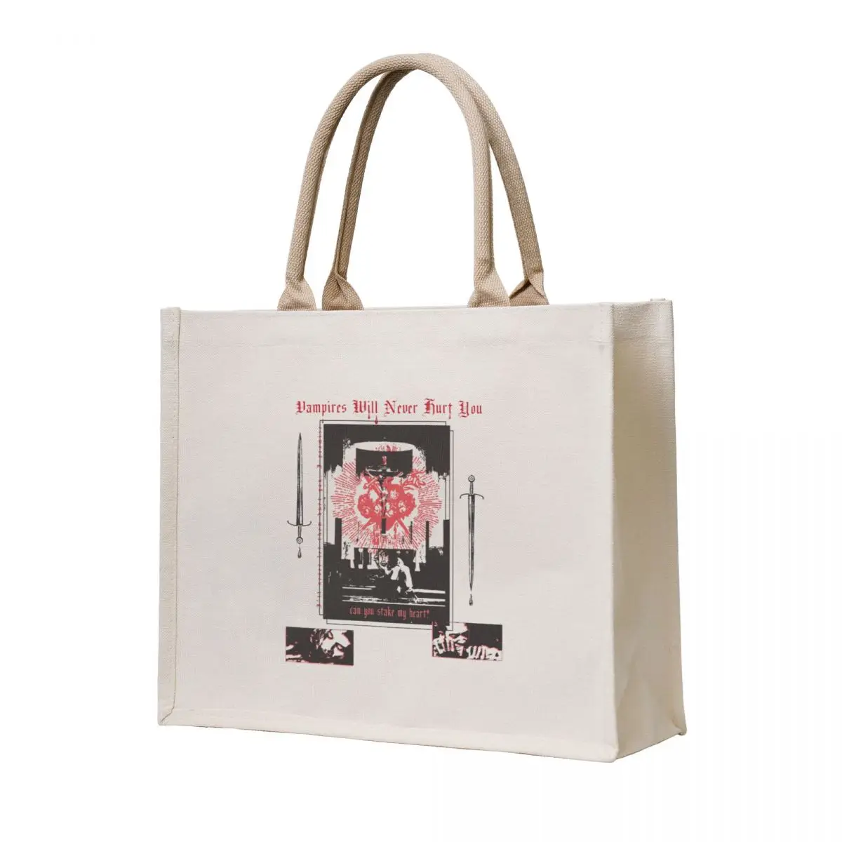 IWTV x MCR Vampire Will Never Hurt You Tote Bag hand bags Shopper handbag shoping bag woman shopping bag