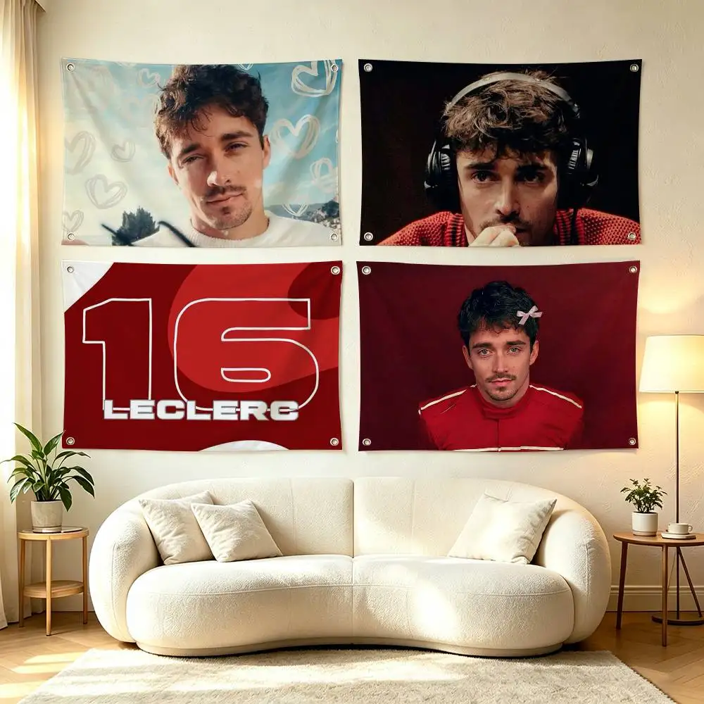 Ace driver C-Charles Leclerc  Flags Wall Hanging Tapestry Outdoor Garage Room Decorative flag Background Blanket