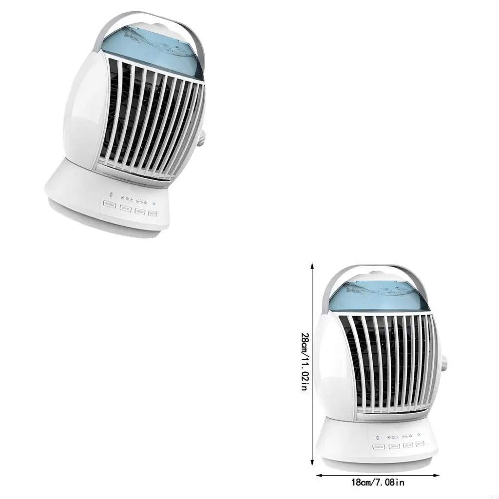 Portable Desktop Air Cooling Fan With 3 Speed Setting Cooling Fan Oscillating