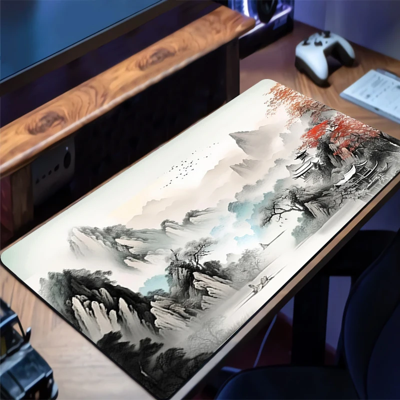 

Size Mouse Pad Laptop Gaming Mousepad PC Rubber Mouse Mat Natural Landscape Gamer Desk Mat Mechanical Keyboard Pads Mousepads