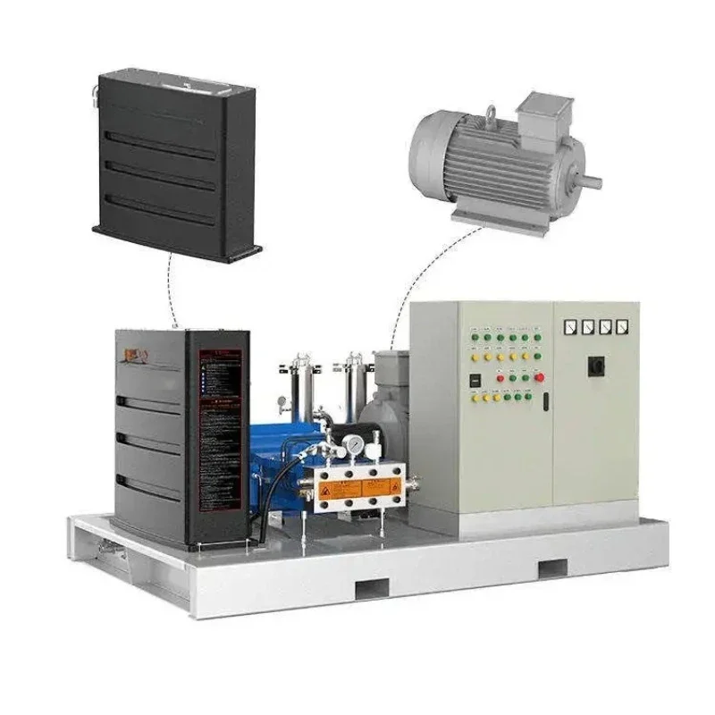Chemical automatic cold water high pressure water jet cleaning machine powerful washing machine powerful hydraulic