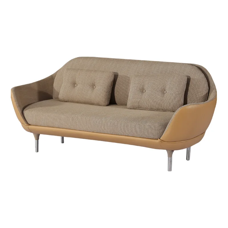 Qiyu Nordic Shaped Sofa Modern Simple Living Room Apartment Hotel Internet celebrity Nutshell Sofa Designer Furniture