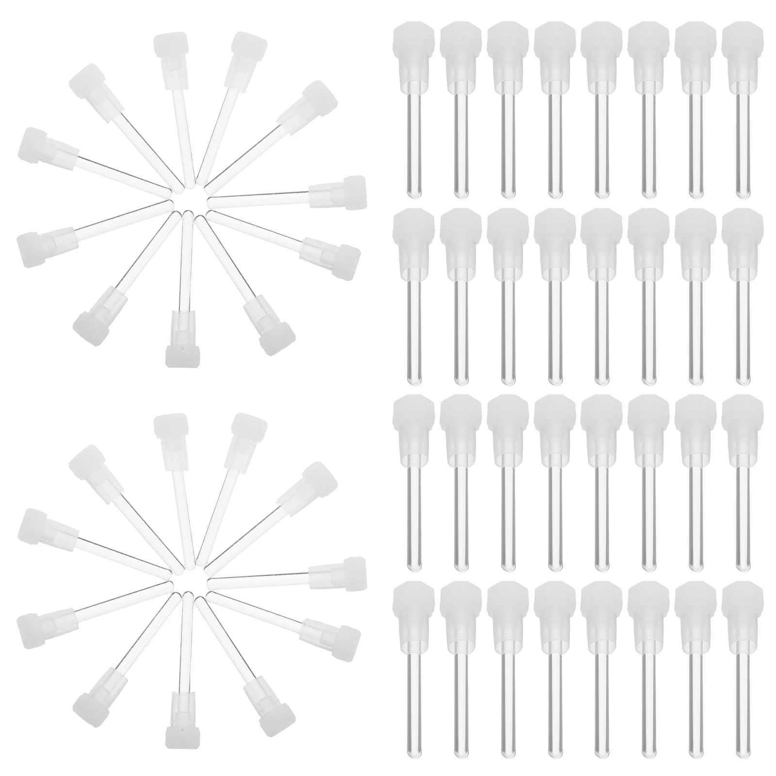 50 قطعة زجاجة عطر الزجاج قضيب عصا قضيب الزيت العطري لزجاجات 6 مللي لتقوم بها بنفسك إعادة الملء العطر خلط عصا