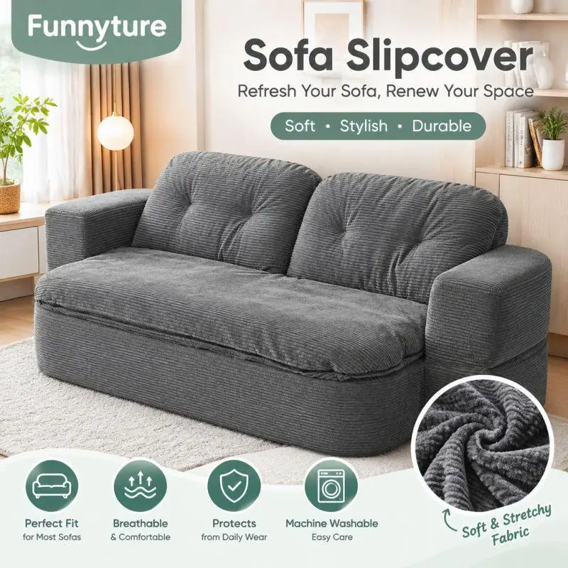 Folding Vacuum Compressed Sofa Bed Space Saving Lazy Kangaroo Sofa for Small Apartment Living Room