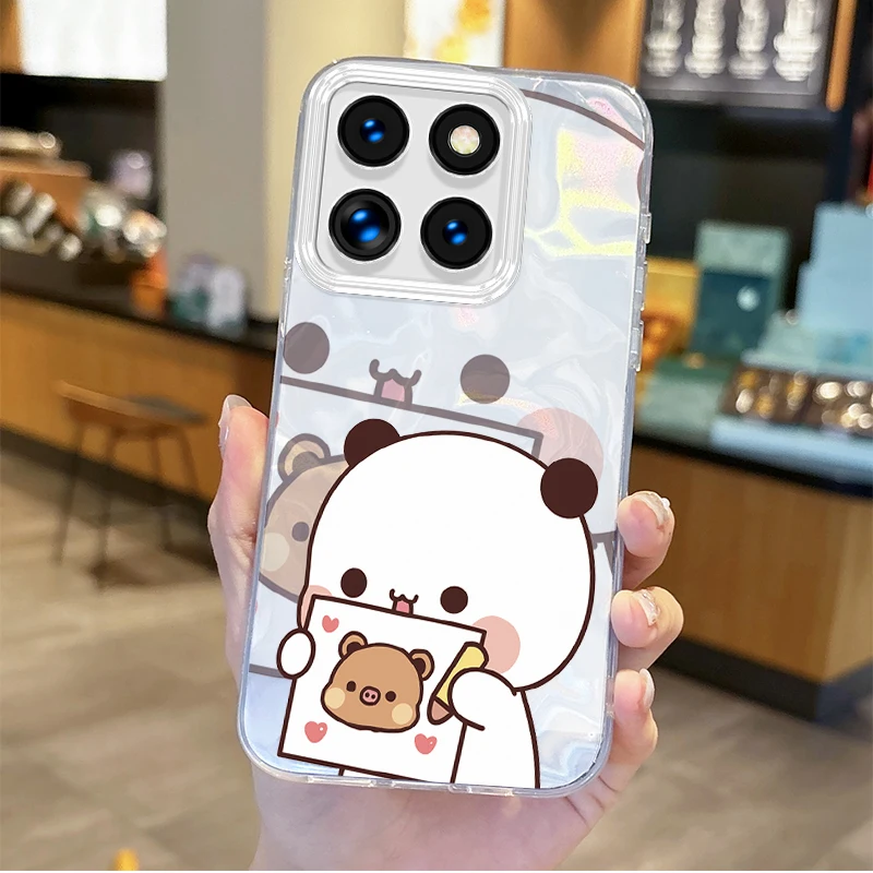 Cute BuBu DuDu Couple Cartoon Phone Case For Xiaomi 15 Pro Case Poco X6 X3 F6 M6 M4 Pro C75 13T 14T 11X 11 Lite Shockproof Cover
