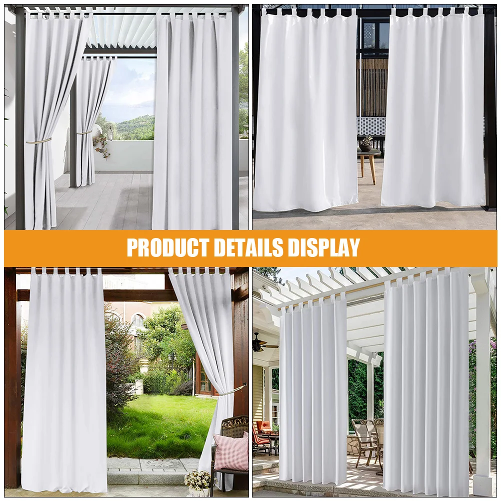 

Blackout Curtain Fabric Waterproof Sunproof UV High Density Bedroom Living Room Decorative Sheer Curtains for Door