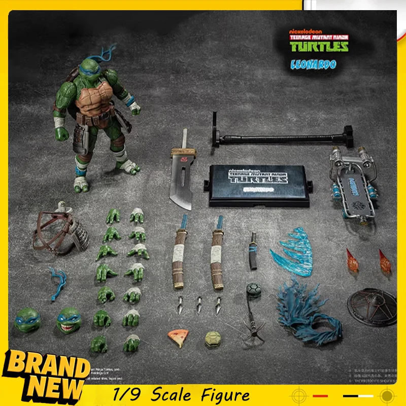 

Brand New HEATBOYS Ninja Turtles Leonardo Action Figure Deluxe Edition 1/9 HB0103 Model 20CM PVC Toy Gift