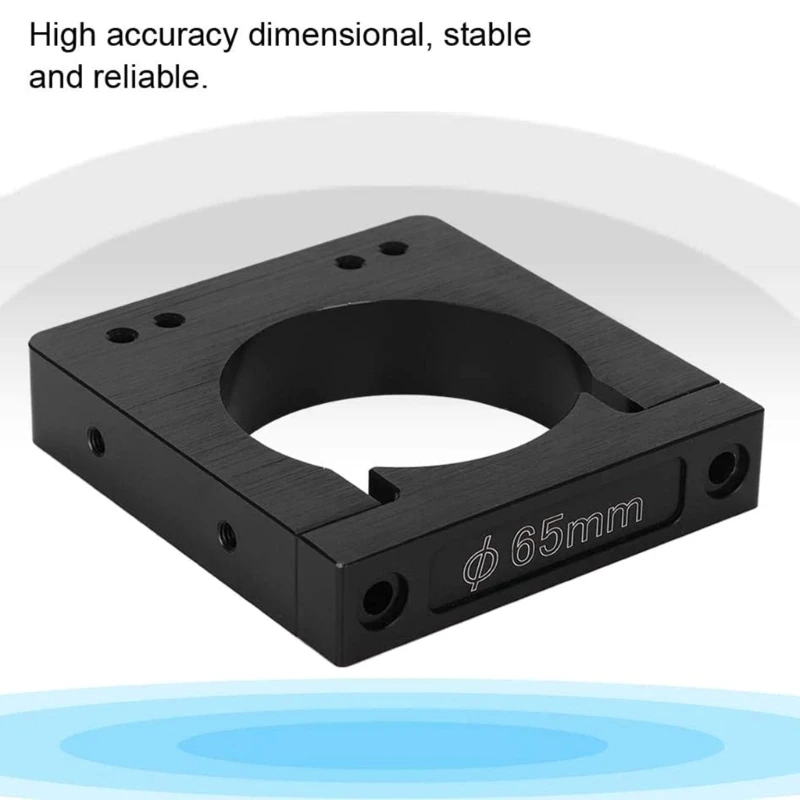 Spindelmotorhalter, CNC-Motorhalterung, 52/65/80 mm Aluminiumschaft, Spindelmotor-Montagesatz für CNC-Fräser, Graveur