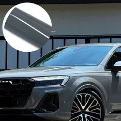 Glossy Gray Car Sticker Color Change Vinyl Film Bubble Free PVC Film Car Wrapping Decal Car Accessories Auto Decoration