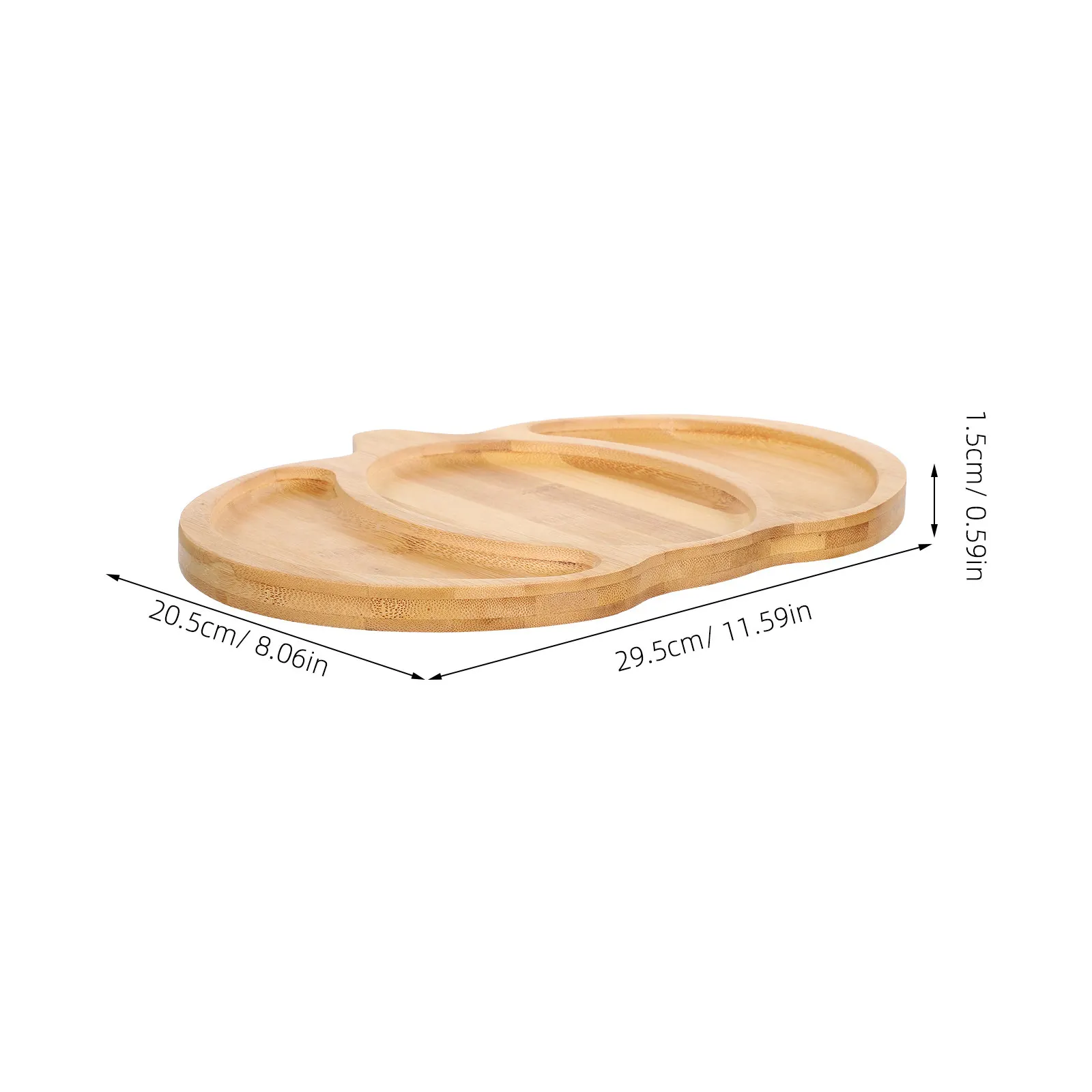 Wooden Pumpkin Serving Platter – Bamboo Charcuterie Board for Halloween, Thanksgiving & Fall Parties, 3-Groove Cheese Tray