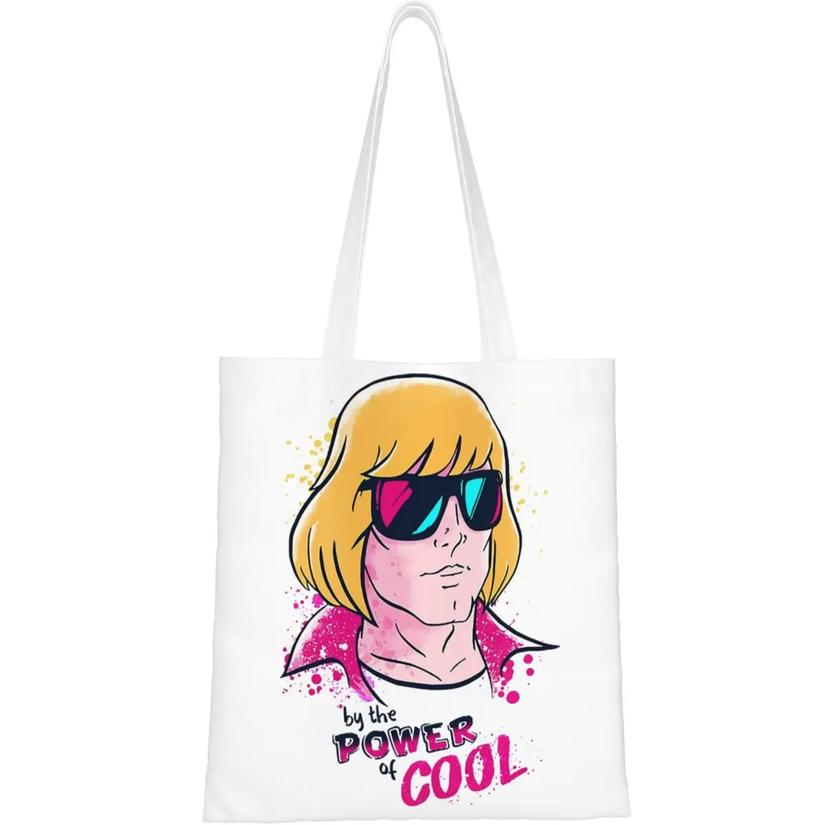 Masters Of The Universe Fun He-Man Canvas Tote Handbag Humor Parody He Man Heman Shoulder Bags Shopper Bags for Women