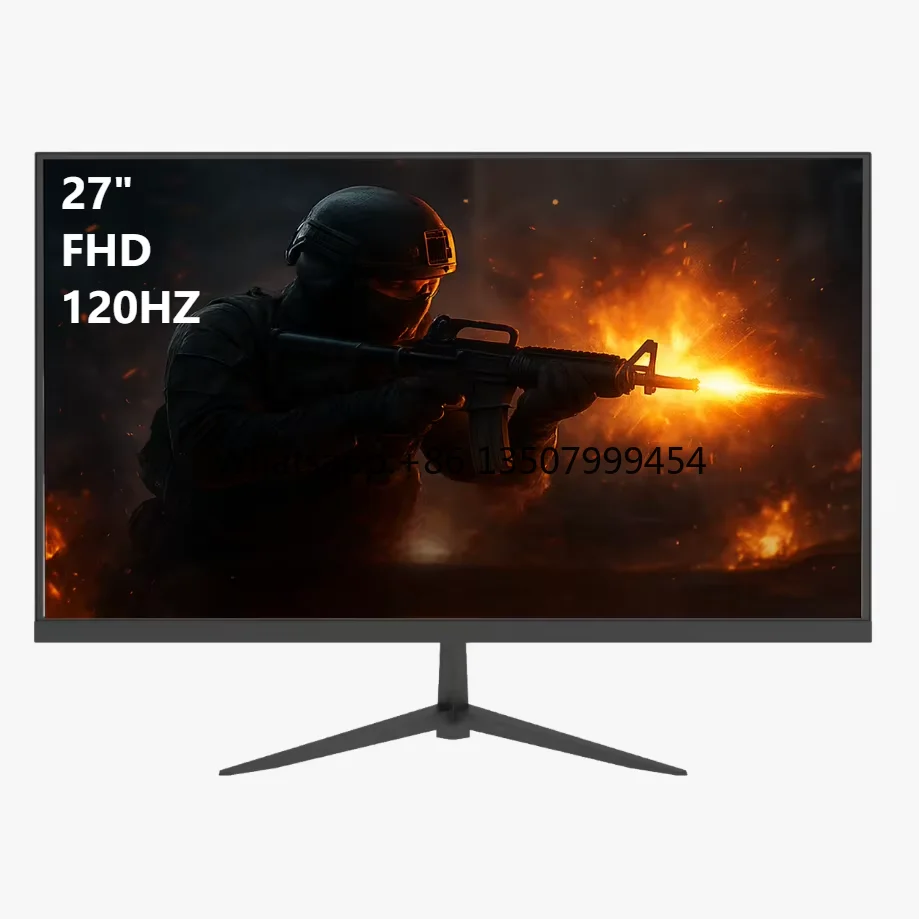 27 Inch 1920x1080 120Hz Computer Monitor FHD Gaming & Office Desktop Screen