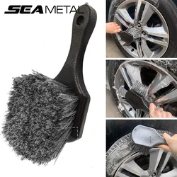 6Pcs Car Cleaning Brush Set Detailing Brushes Wash Towel Kit Universal Wet and Dry Car Air Vent Wheel Tire Cleaning Accessories