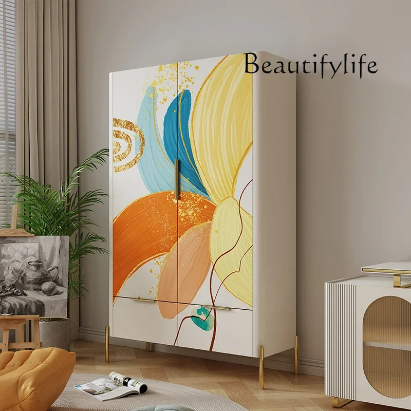 O Designer Modern Simple White Bookcase Home Display Decorative Storage High-end Fashion