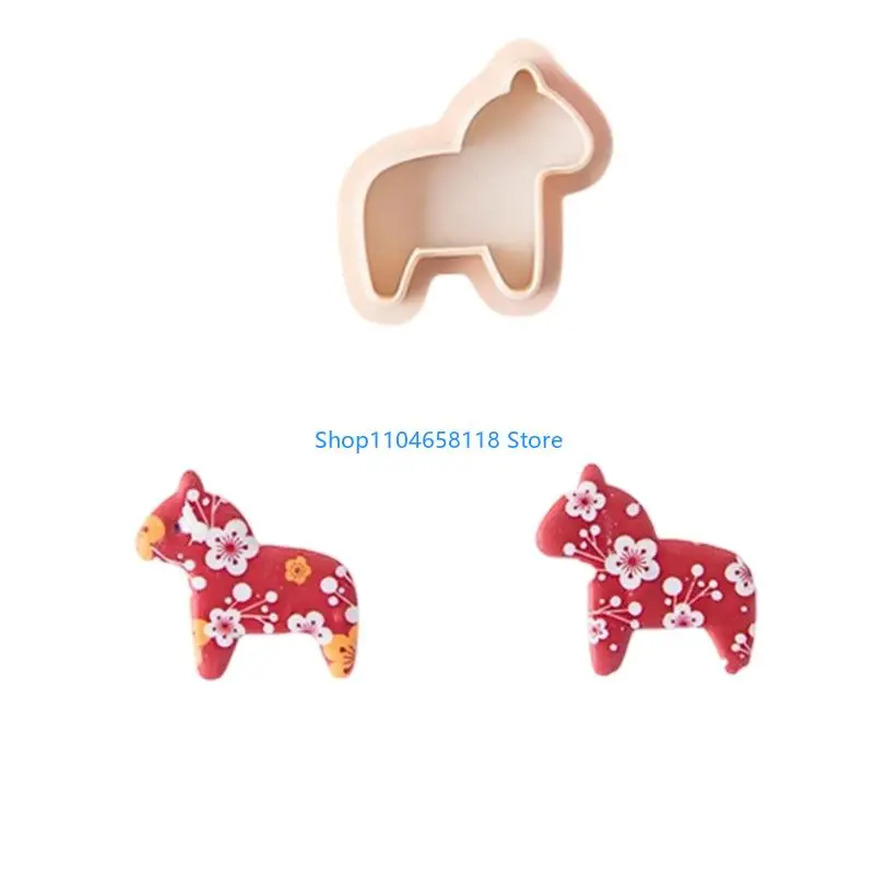 New Year Theme Clay Molds Smooth Demolding Feature Dishwasher Safe for Craft