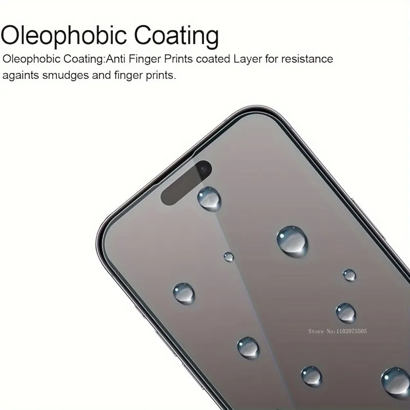 2 Piezas Protector de Pantalla Privacidad para iPhone 11 12 13 16 Pro 14 15 Pro Max Plus Vidrio Templado para iPhone 7 8 Plus X XR XS Max Vidrio 3