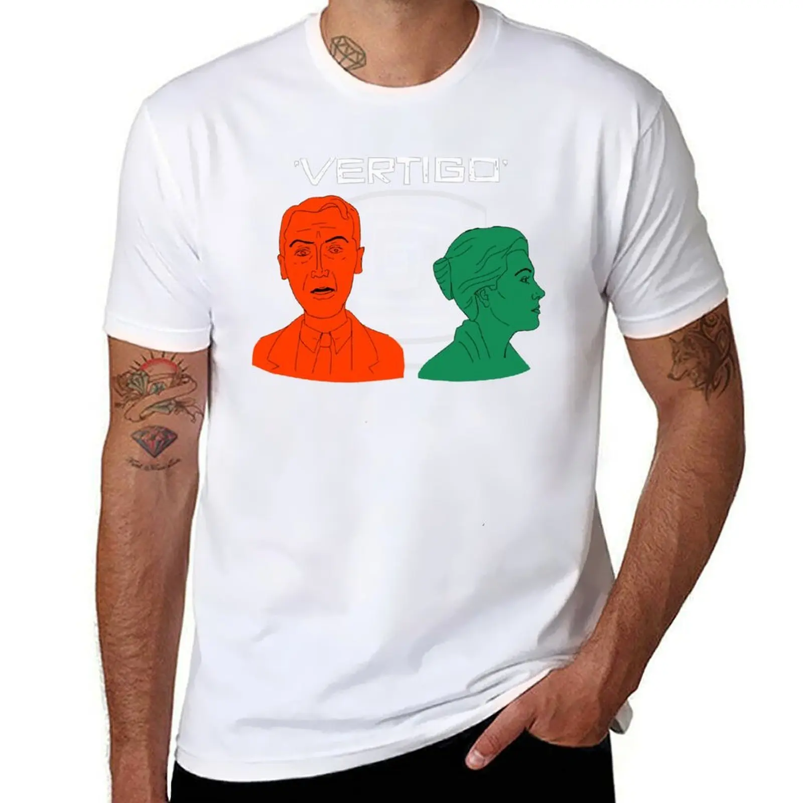 

Vertigo T-Shirt man t shirts graphic t shirts for man cotton funny T-Shirt