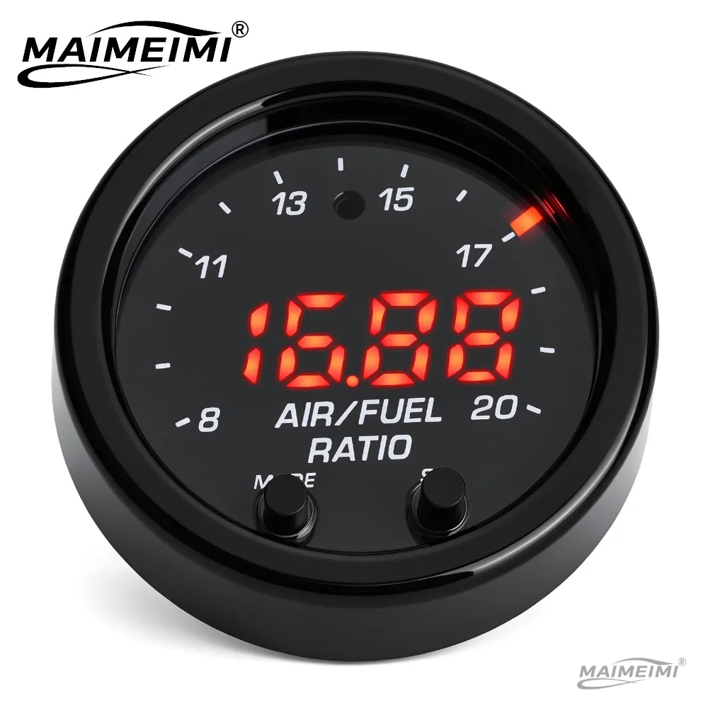 MAIMEIMI X-Series 30-0300 Wideband Control Sensor Kit Digital AFR Gauge O2 Air/Fuel Ratio Gauge 4.9 Oxygen Sensor 1 Set