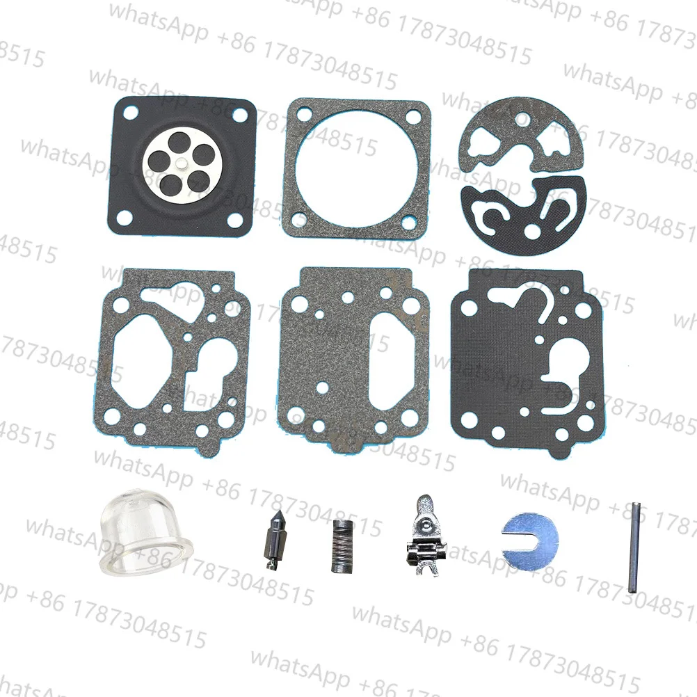Kit de reparación y reconstrucción de diafragma de carburador para desbrozadoras TH43 TH48 Shindaiwa B530 C250 C260 Elite 4700 Teikei TK6
