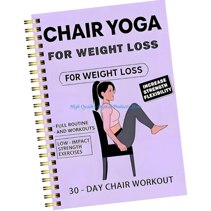 U2JE Ergonomic Yoga Tracking Notebook For Portable Exercise Recording Quality Design