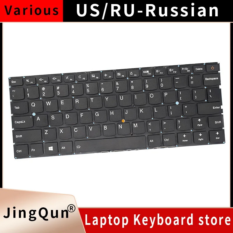 

New US/Russian Laptop Backlit Keyboard For Lenovo Ideapad 710S-13isk 510S-13IKB 510s-13ISK Xiaoxin Air13 pro PM2CB-LA