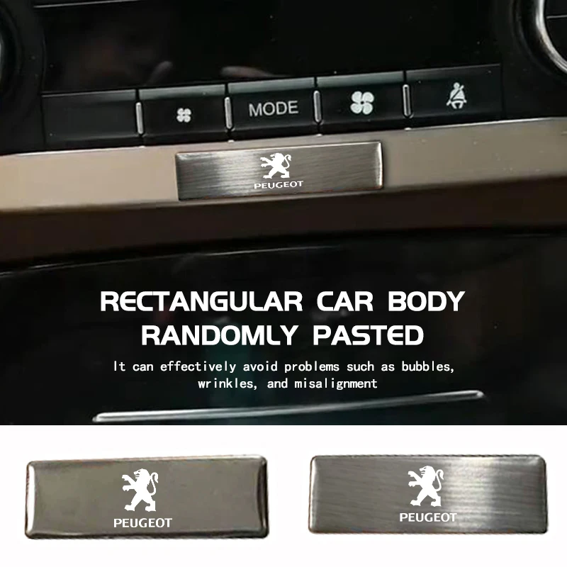 Para Peugeot 3D estilo de carrocería de coche de carreras Moto bicicleta camión Taxi insignia pegatina 207 208 2008 3008 307 308 206 407 508 5008 106 107