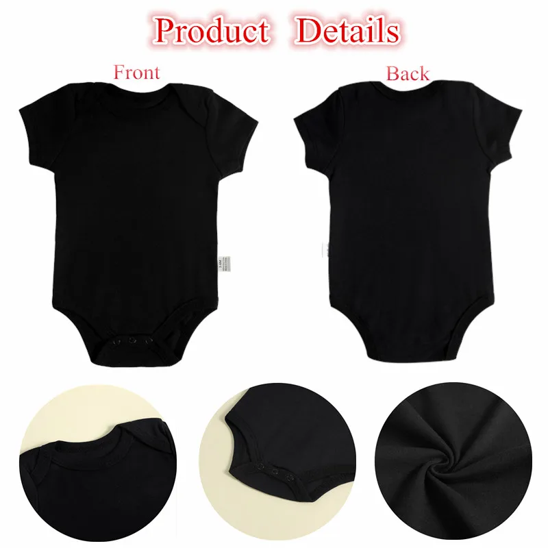 Halloween Baby Bodysuit My First BOO Pumpkin Newborn Boys Baby Girls Clothes Black Cotton Short Sleeve Romper One-pieces