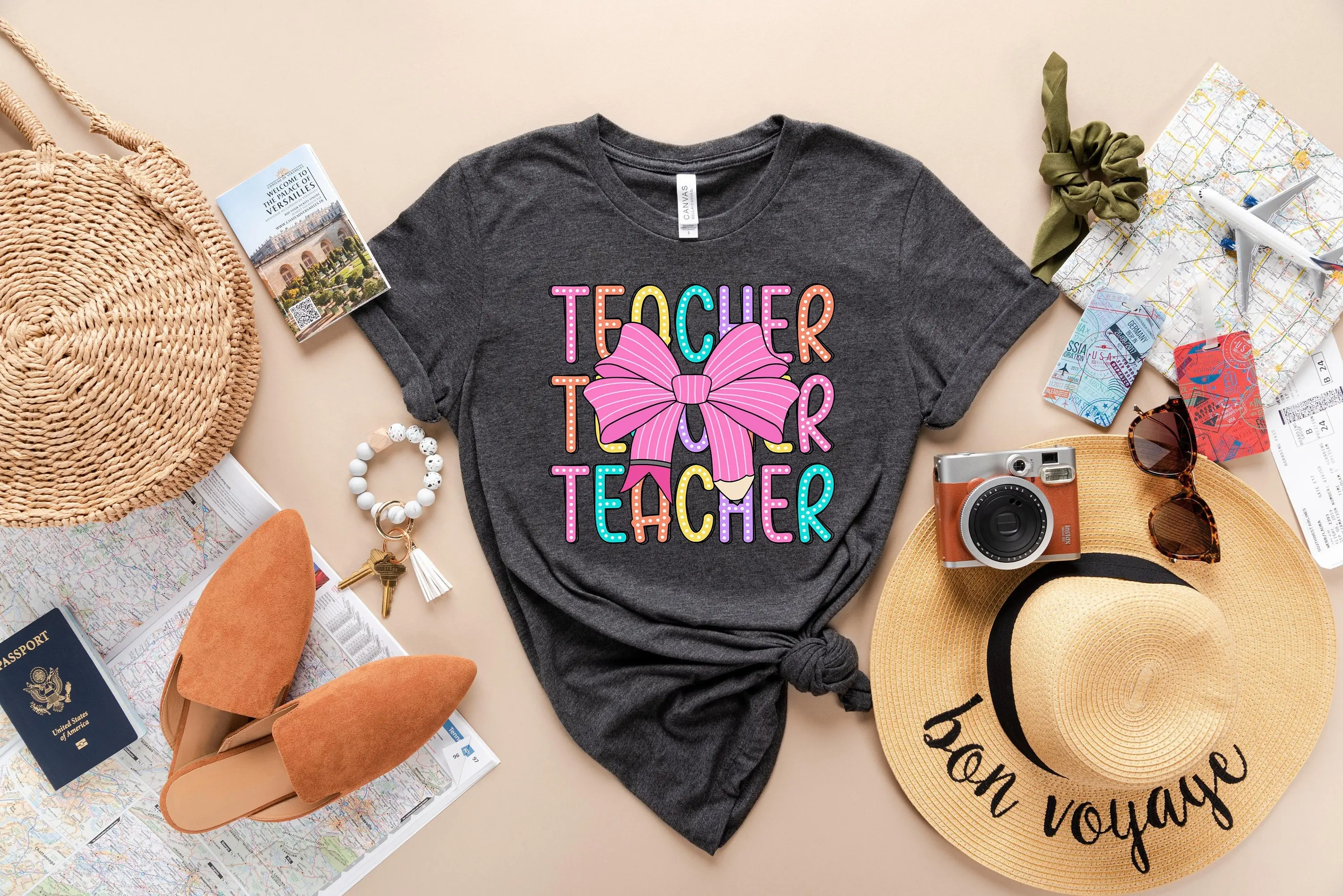 Coquette Teacher T Shirt Back To School Appreciation For