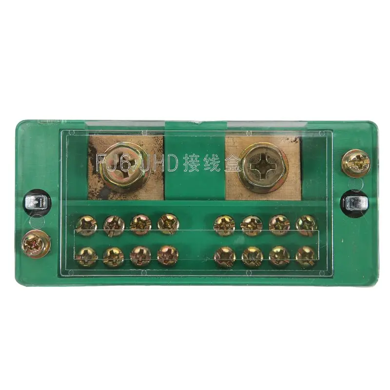 AS63-Single Phase Spare Parts 2-In 8 Outgoing Terminal Box Household Distribution Box Junction Box Terminal Block 220 V(8 Out)