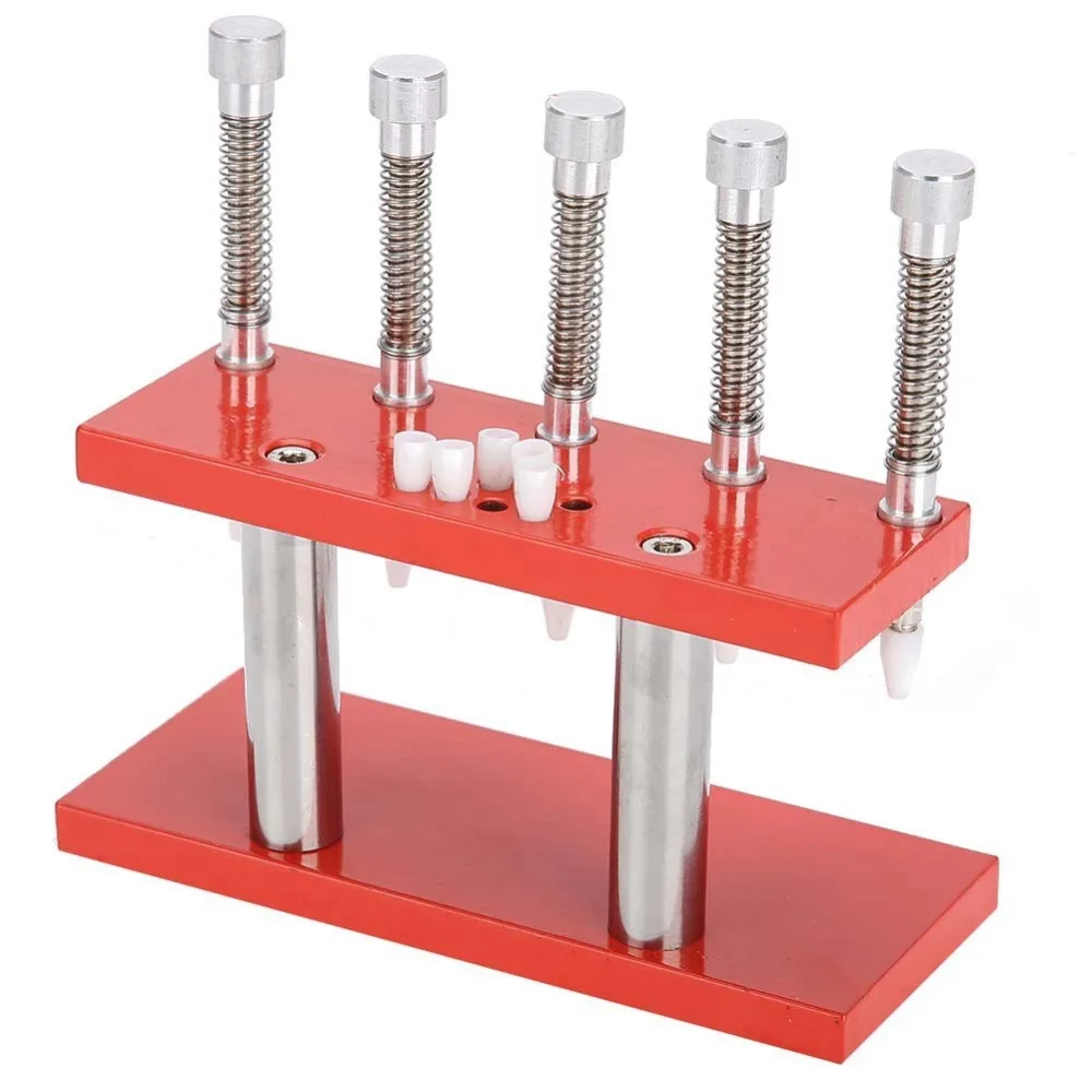 

Professional 3 Heads Watch Hand Presser 5 Heads Hand Presser Needle Presser Watchmakers