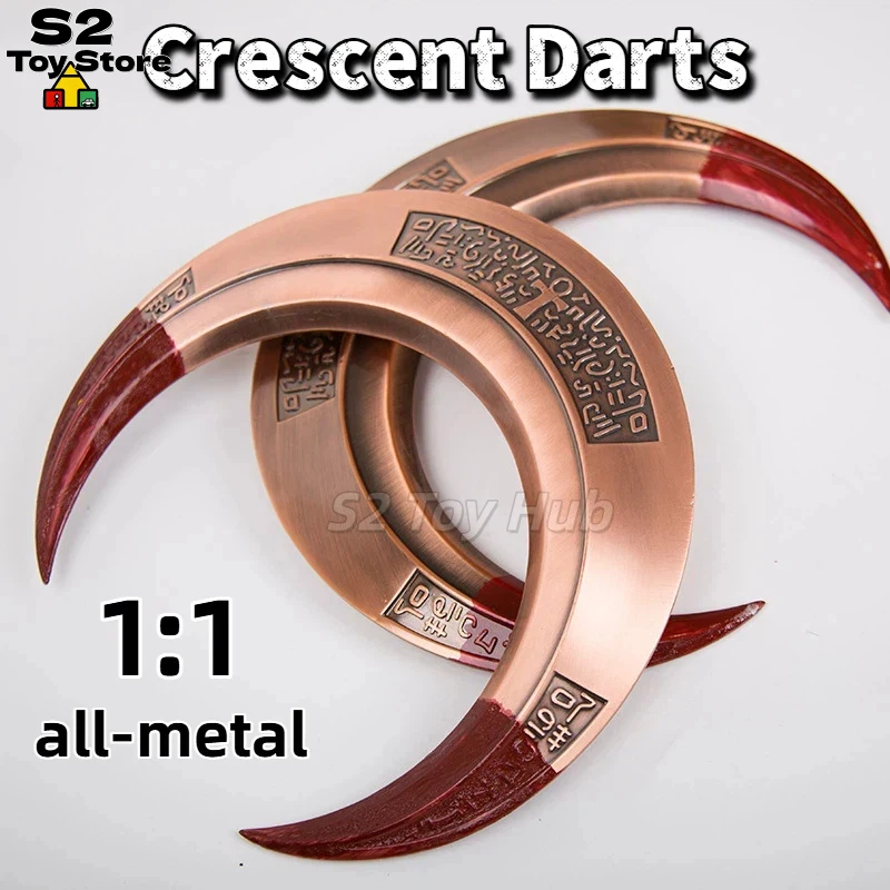 

Marvel Moon Knight Crescent Dart Full Metal 1:1 Scale COS Prop For Halloween Cosplay Performance Marvel Fans Collectible