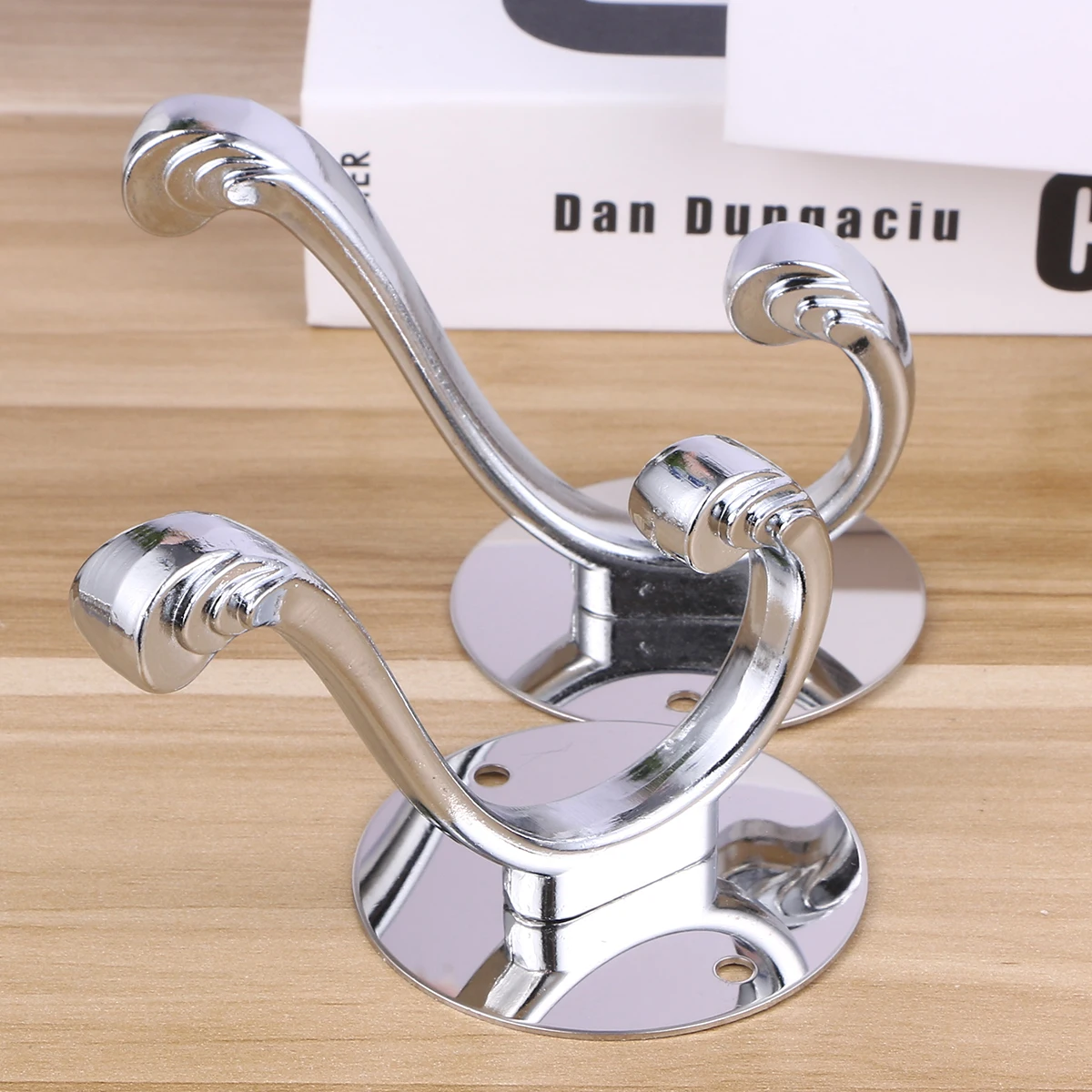 

4 Pcs Towel Hook Wall Mount Hooks Metal Washing Machine Hanger Home Stainless Steel