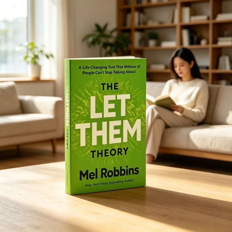 The Let Them Theory By Mel Robbins, Hardcover Self‑Improvement Book, Mental Health Emotional Healing Reading Book