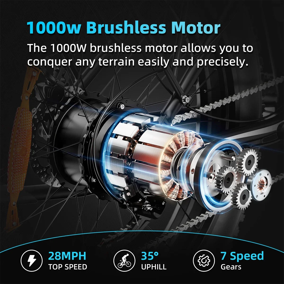 أفضل دراجة كهربائية على الطرق الوعرة مقاس 26 بوصة بمساعدة دواسة إلكترونية للطرق الوعرة #2