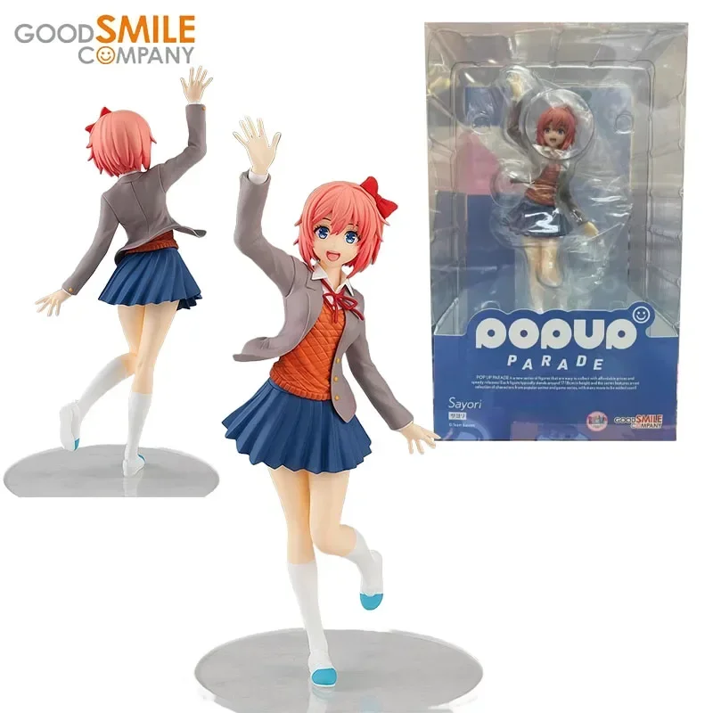 Good Smile POP UP PARADE Genuine Doki Doki Literature Club! Anime Figure Sayori Action Toys Boys Girls Gift Collectible Model