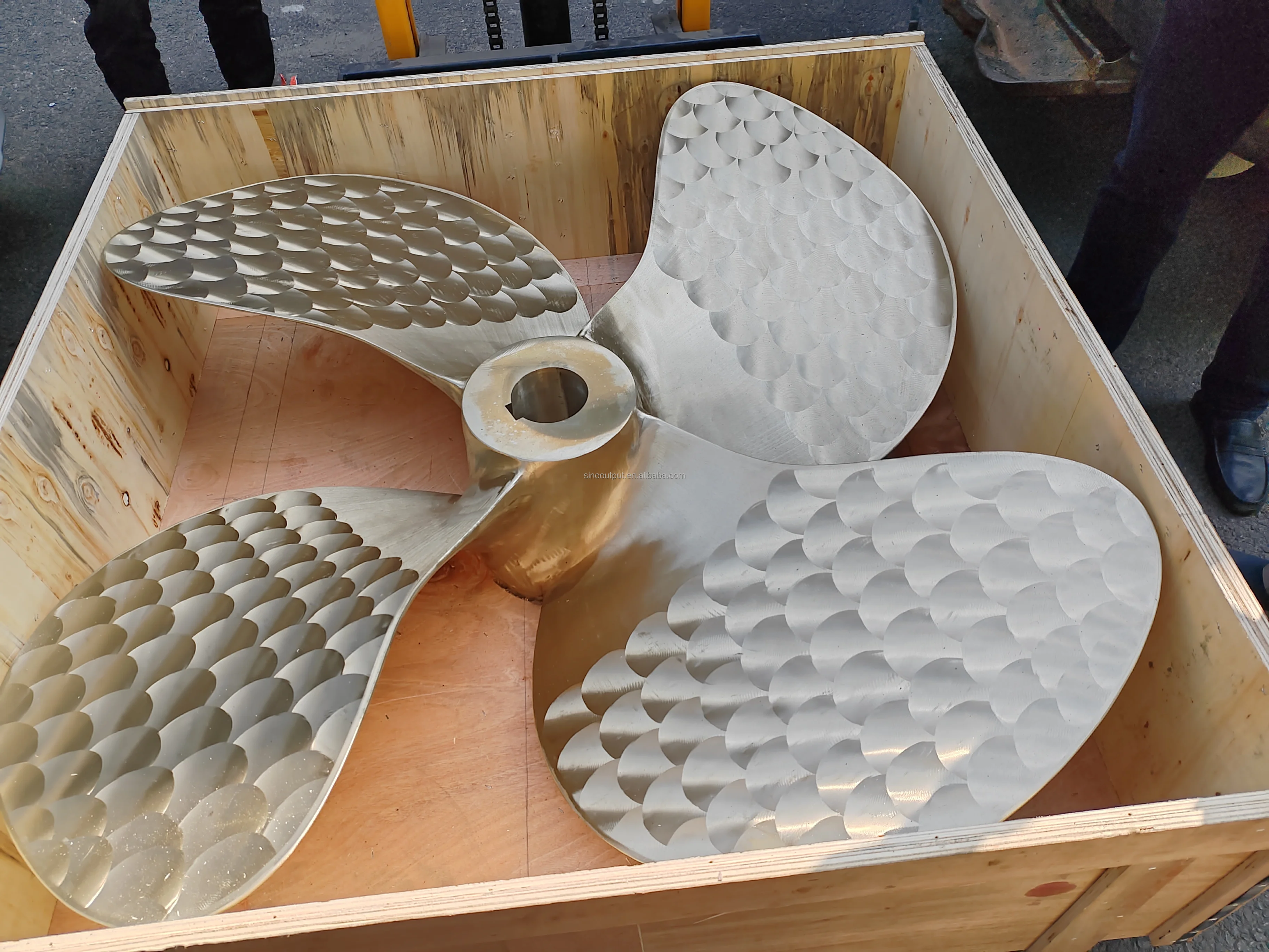 Bronze CU1,2,3,4  Diameter 1500mm 3,4,5,6,7 Blades Marine Ship Propeller for Propulsion System