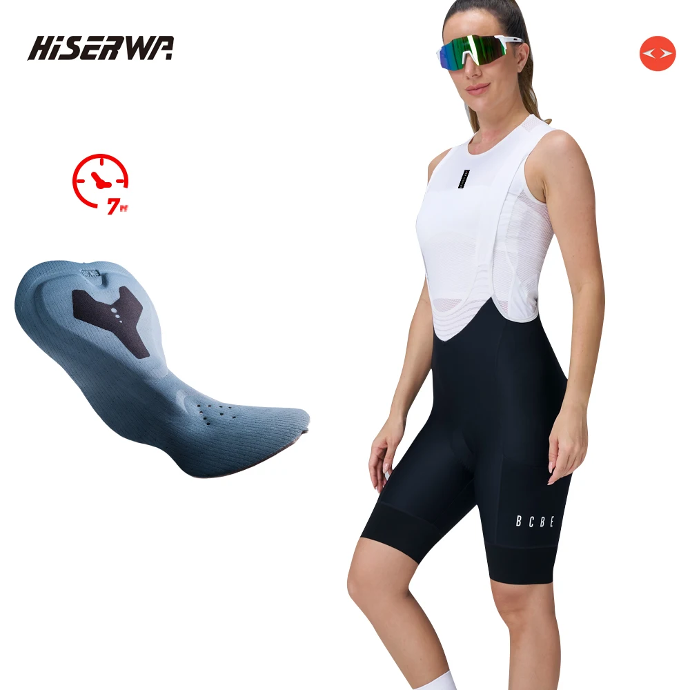 

BCBE Cycling Bib Shorts Top Quality Elastic Interface Pad Women Cycling Bib Shorts MTB Road Bicycle Pant Mallas Ciclismo Mujer