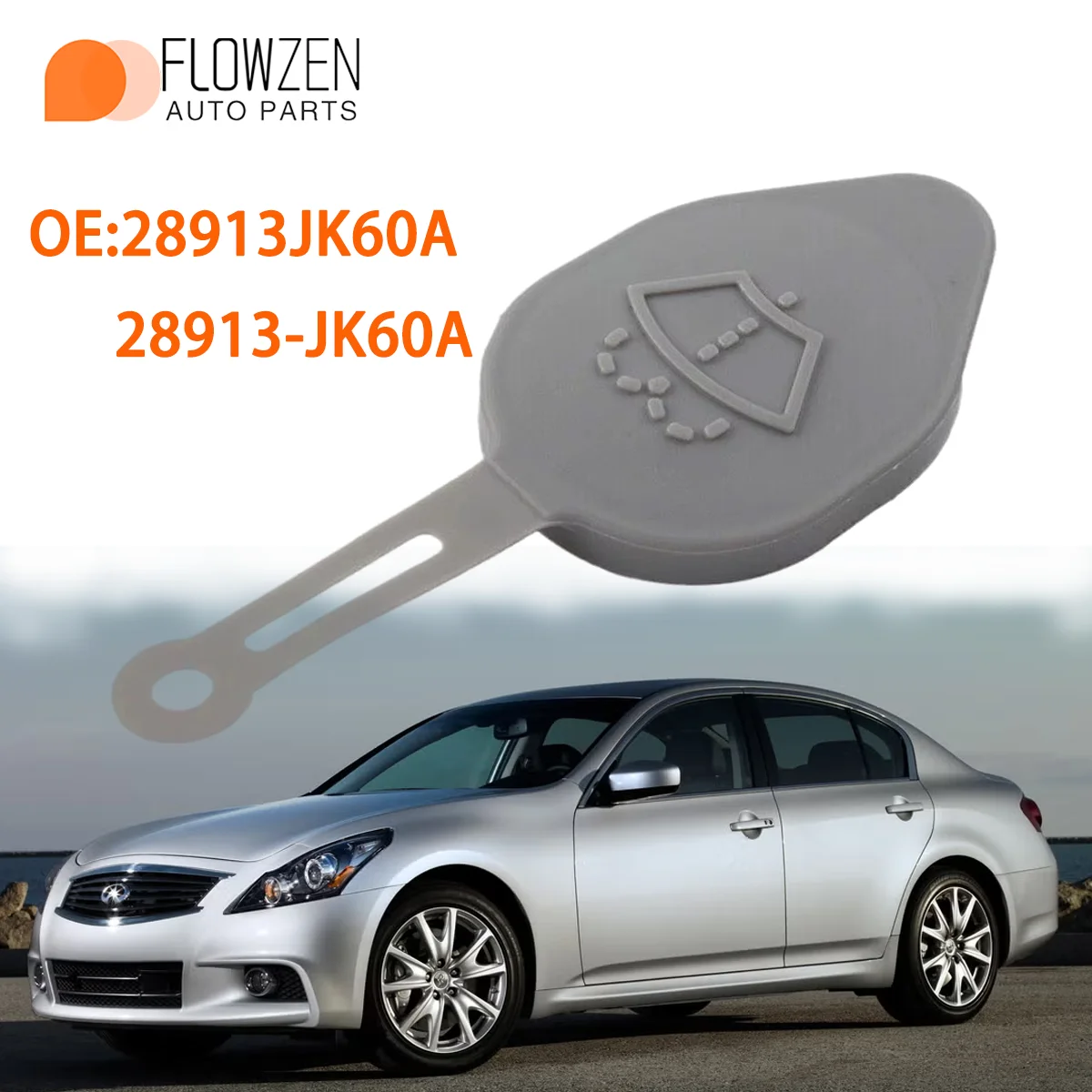 Car Windshield Wiper Washer Fluid Reservoir Tank Cap 28913JK60A 28913 JK60A For Infiniti G25 G35 QX50 Nissan Murano 370Z 350Z