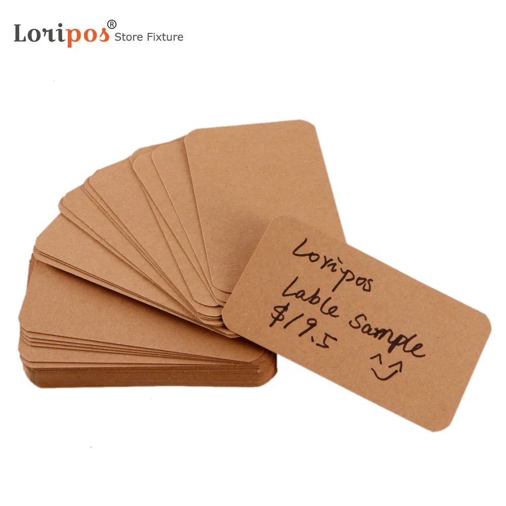 100PCS Blank Card Greeting Chalk Name Cards Postcard Graffiti Card Board Message Writing Small Note Pad Price Tag