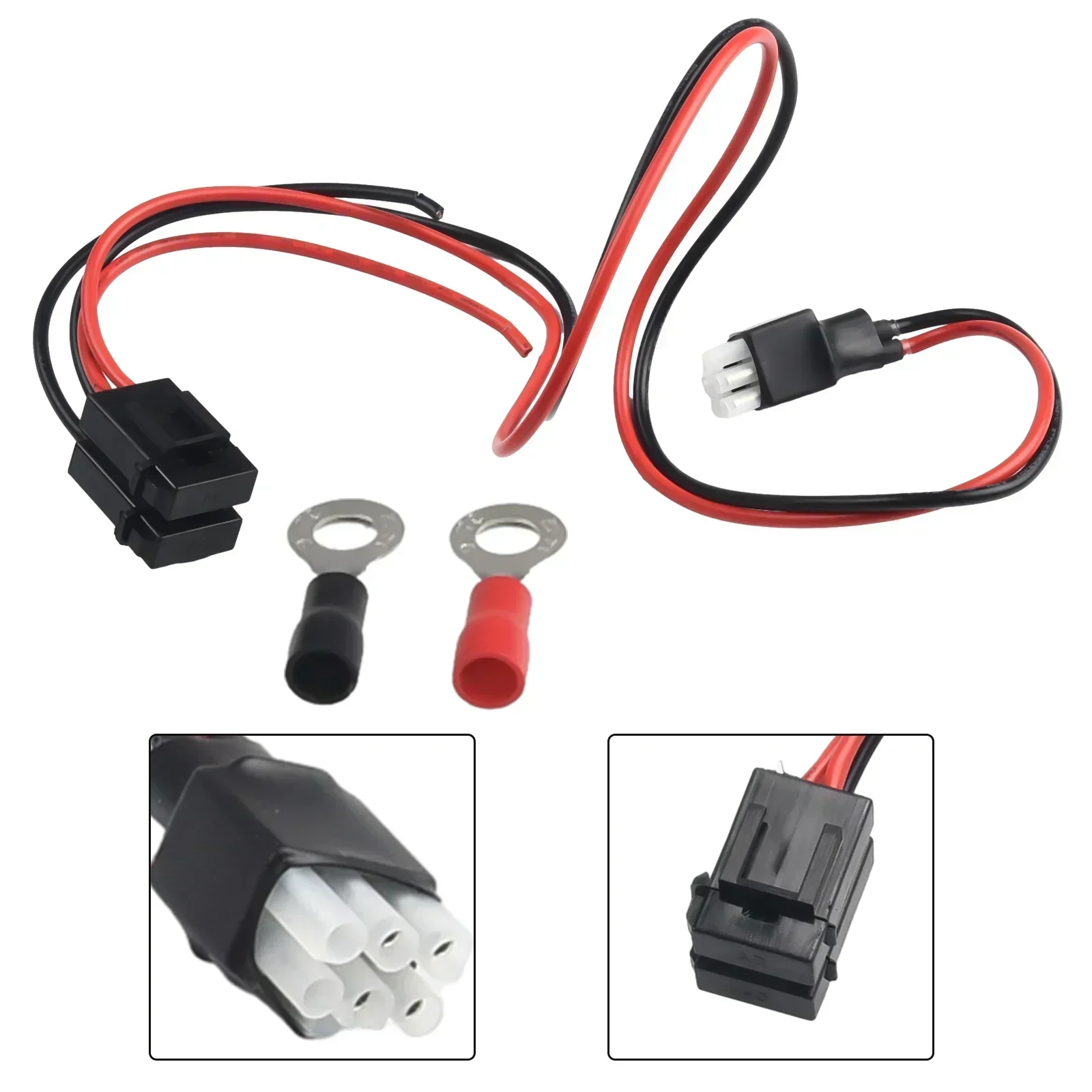 6-Pin تيار مستمر كابل الطاقة 30Amp 16AWG ل كينوود راديو TS-50s TS-60s TS-140 TS-440 TS-450 ل Alinco DX-70T DX-70TH DX-77 سلك الطاقة
