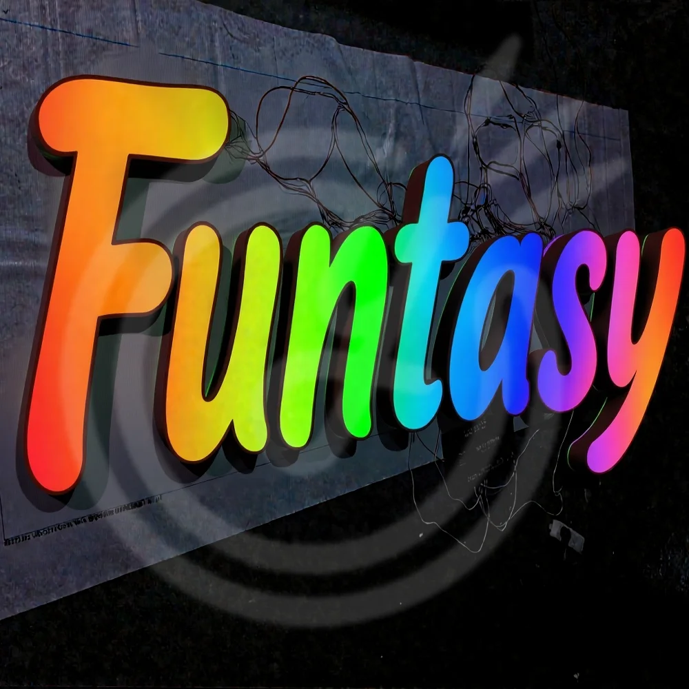 Custom Advertising Led Letters RGB Light Sign Luminous Signage Full Color Acrylic Business Logo Wall Brand Neon Letter Signboard