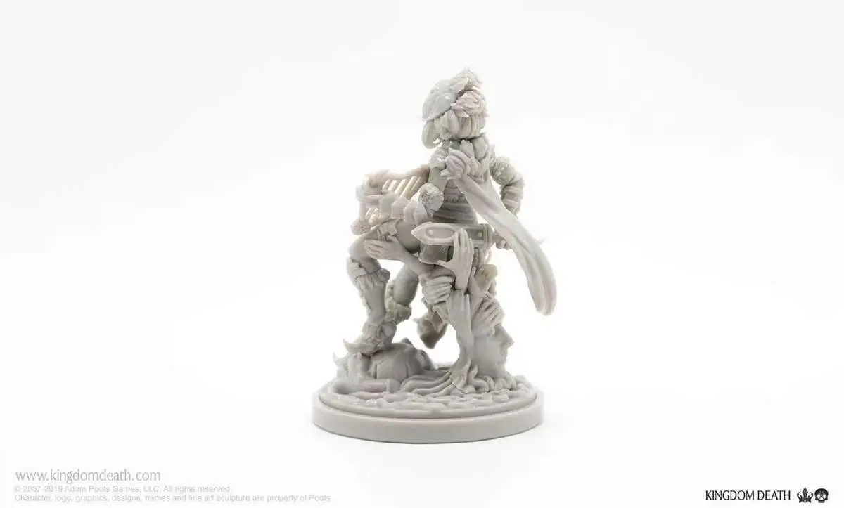 Kingdom Death Echoes of Death 2 Bard Survivor Kit de figurines en résine de 28 mm pour jeu de rôle et collection