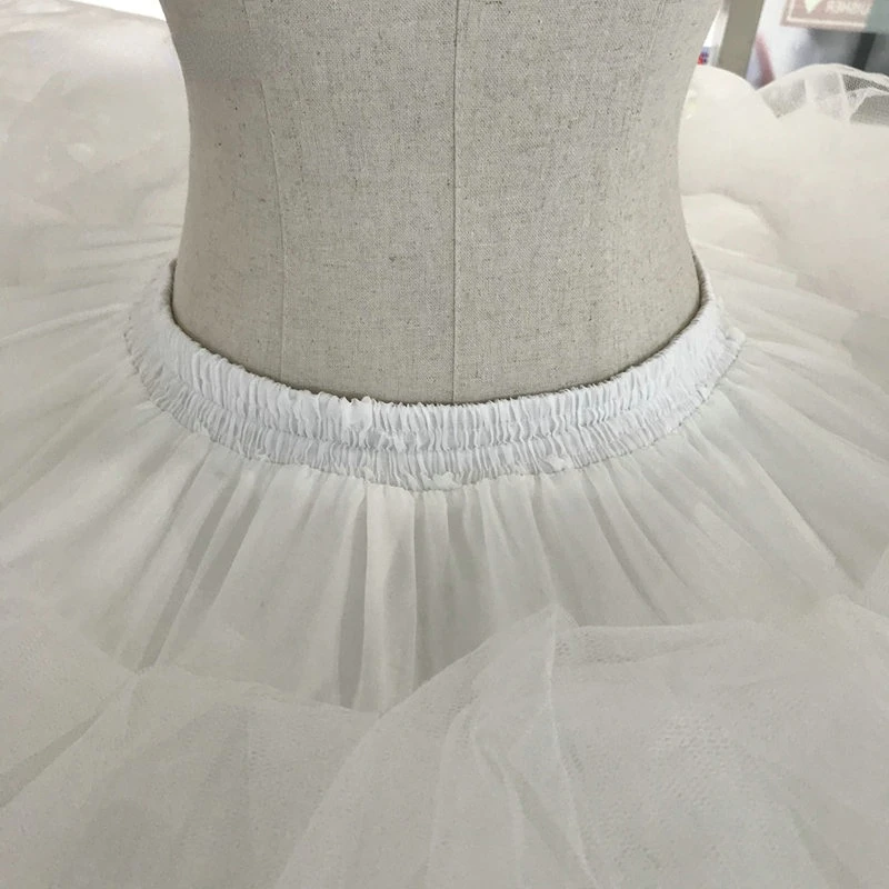 Diameter130 cm 7 Hoops 2 Layers Petticoat Underskirt For Big Ball Gown Wedding Dress  New Bridal Gowns Accessories Crinoline