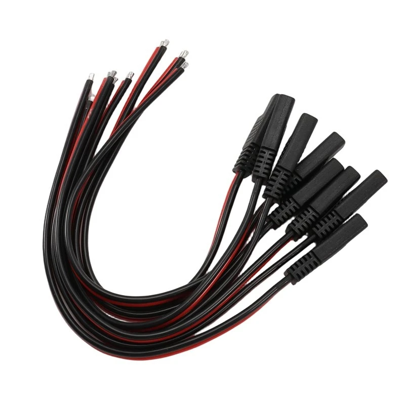 t21c-ヘビーデューティー-sae-延長ケーブル-2ピン-30cm、8個入り-14awg-sae-コネクタ-クイックディスコネクト延長アダプター