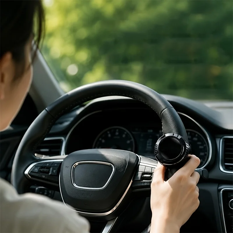 Neuer Einhand-Lenkrad-Drehknopf, Drehhilfe, Handsteuerhilfe, Hilfsgriff für das Fahren, Autozubehör – Detail 13